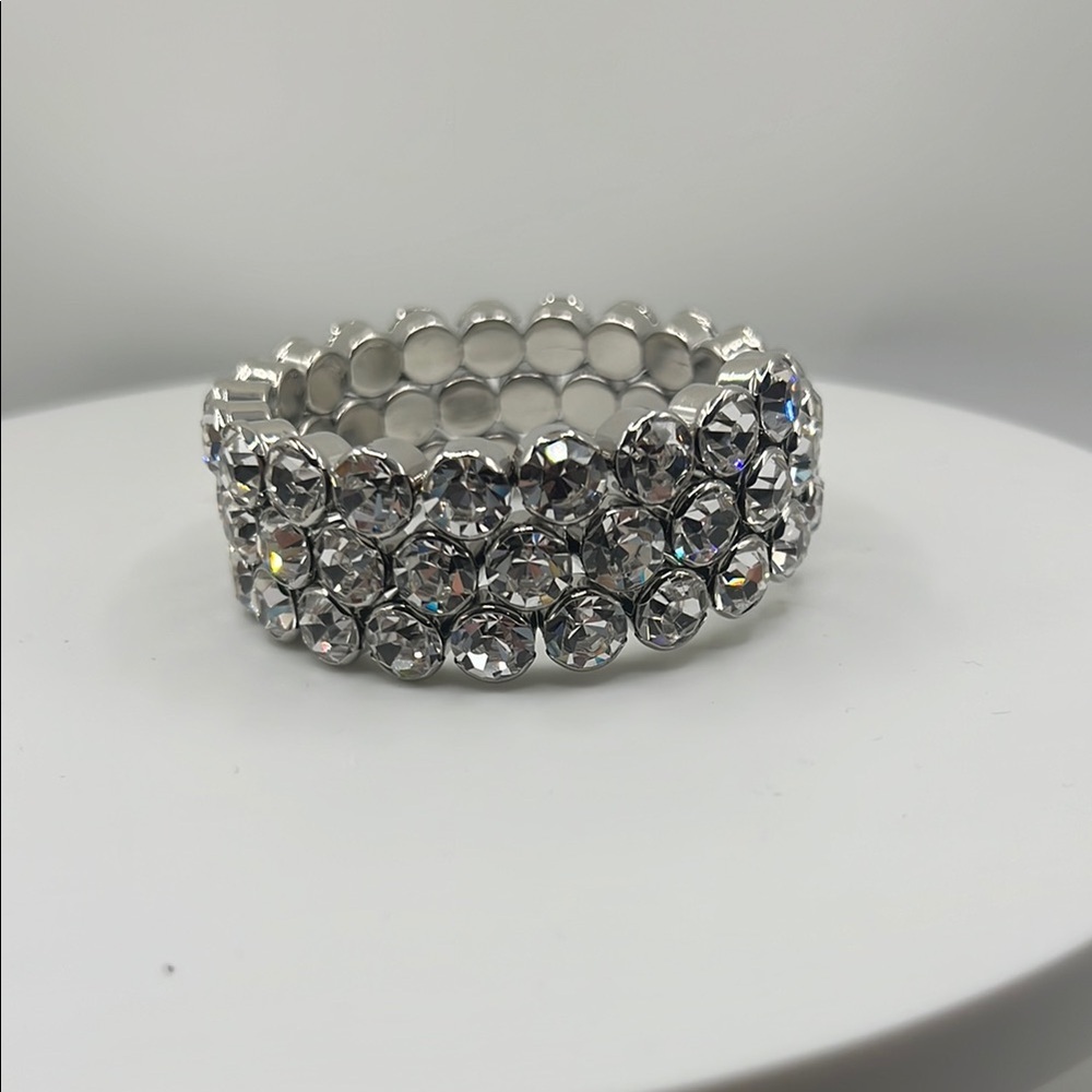 1320. Cara‎ New York Wraparound Crystal Bracelet